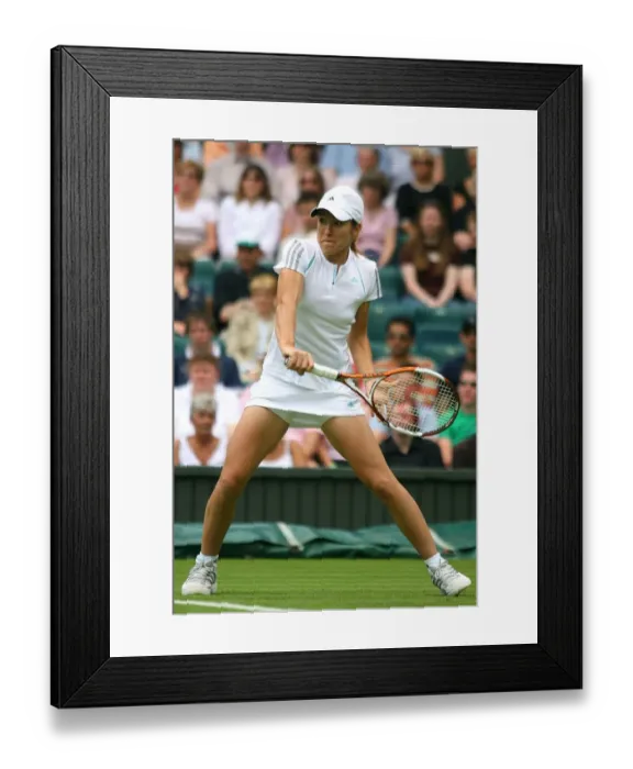 Framed Print : Justine Henin-Hardenne Framed Print : Justine Henin-Hardenne