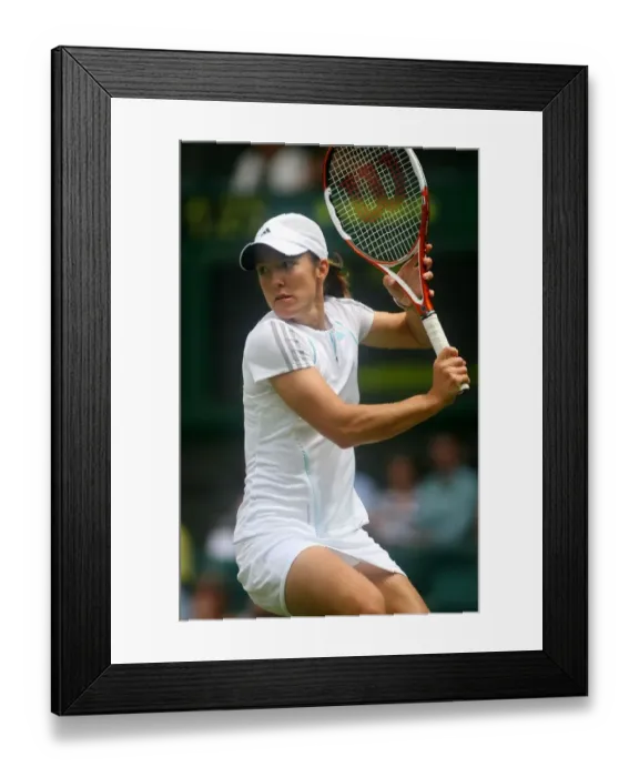 Framed Print : Justine Henin-Hardenne Framed Print : Justine Henin-Hardenne