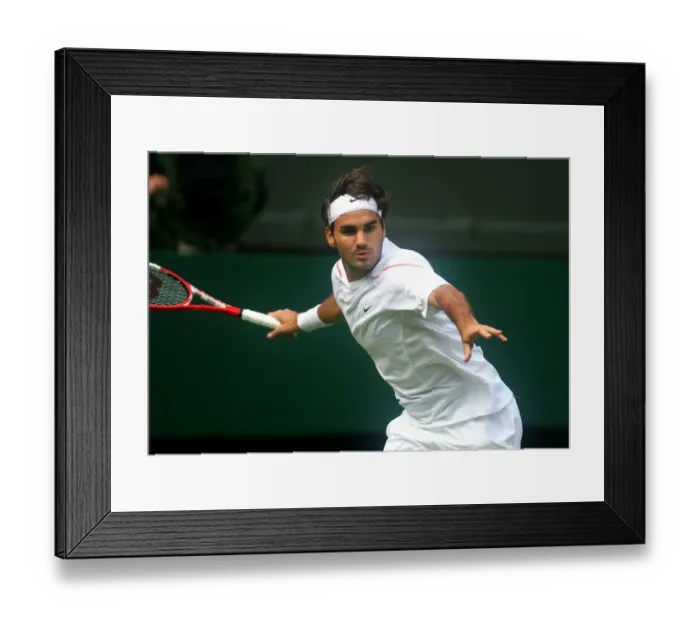 Framed Print : Roger Federer