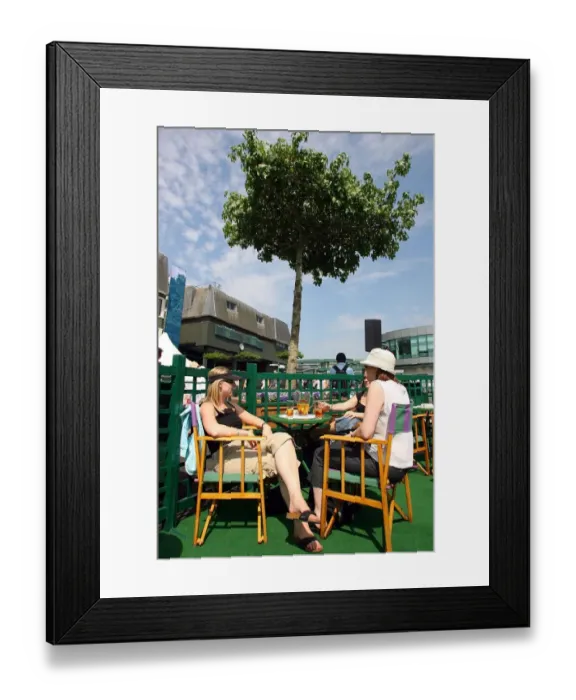 Framed Print : Ladys Drinking Pimms Framed Print : Ladys Drinking Pimms
