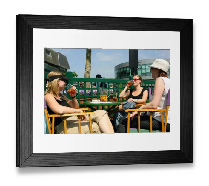 Framed Print : Ladys Drinking Pimms Framed Print : Ladys Drinking Pimms
