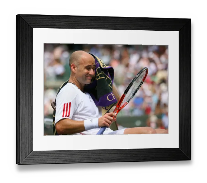 Framed Print : Andre Agassi Framed Print : Andre Agassi