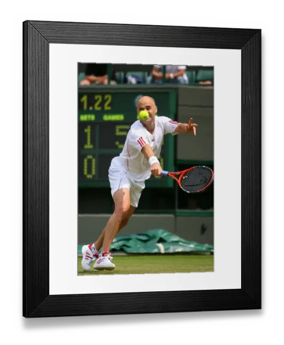 Framed Print : Andre Agassi Framed Print : Andre Agassi