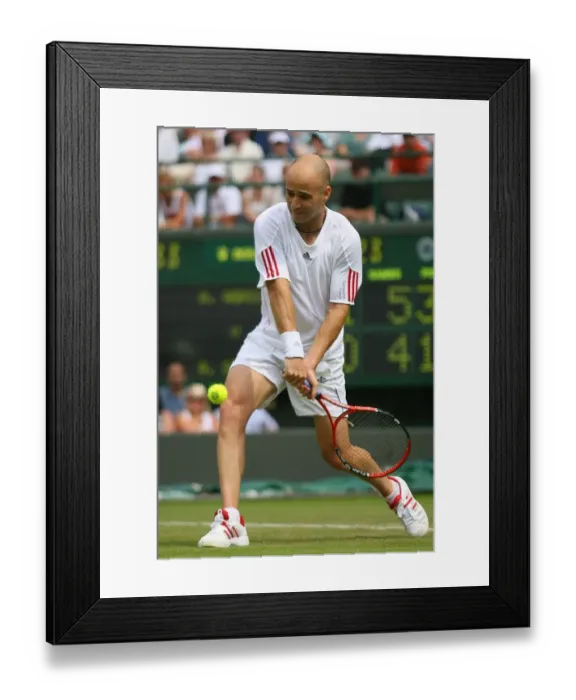 Framed Print : Andre Agassi Framed Print : Andre Agassi