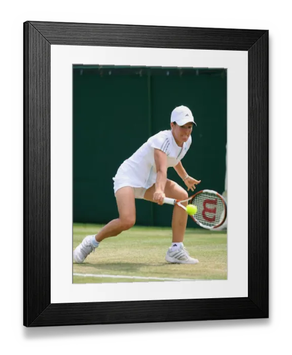 Framed Print : Justine Henin-Hardenne Framed Print : Justine Henin-Hardenne