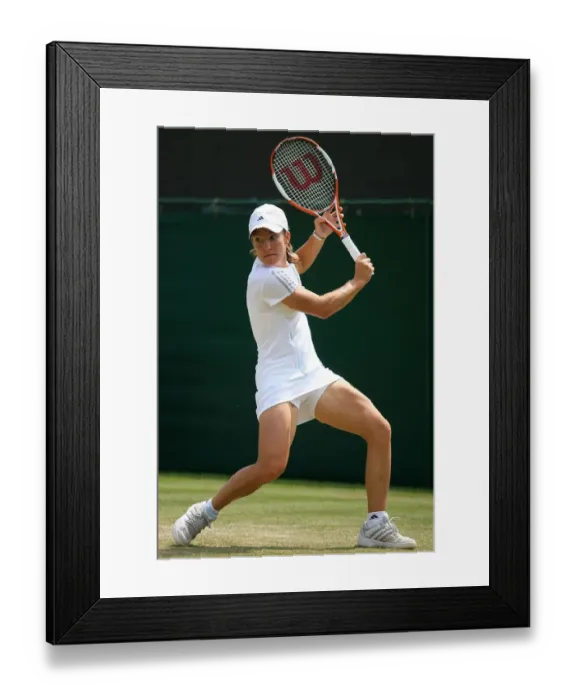 Framed Print : Justine Henin-Hardenne