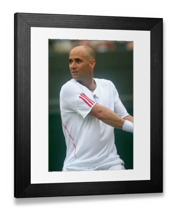 Framed Print : Andre Agassi Framed Print : Andre Agassi