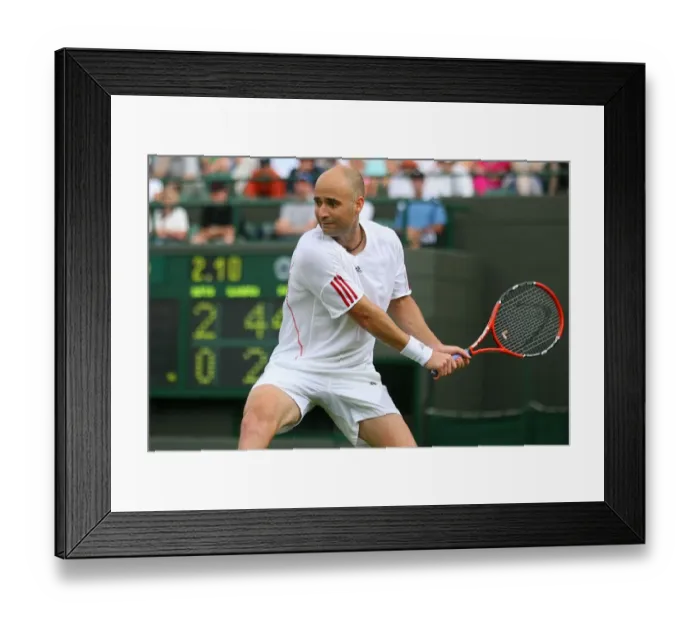 Framed Print : Andre Agassi Framed Print : Andre Agassi