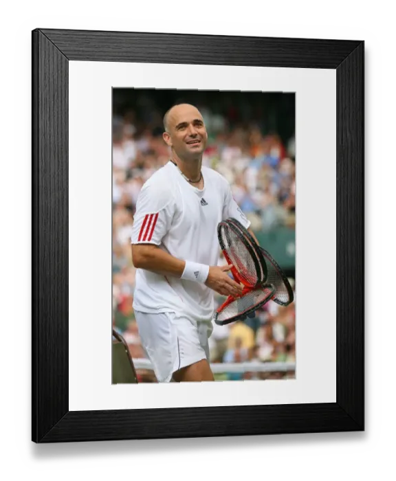 Framed Print : Andre Agassi Framed Print : Andre Agassi