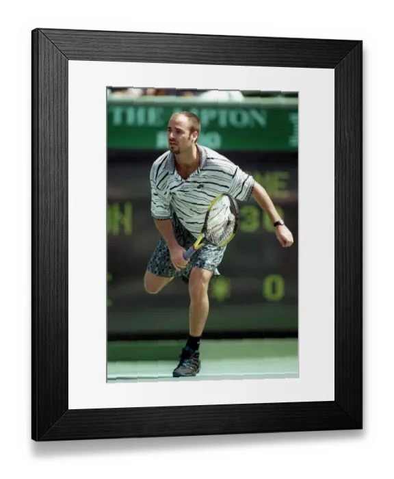 Framed Print : Andre Agassi Framed Print : Andre Agassi