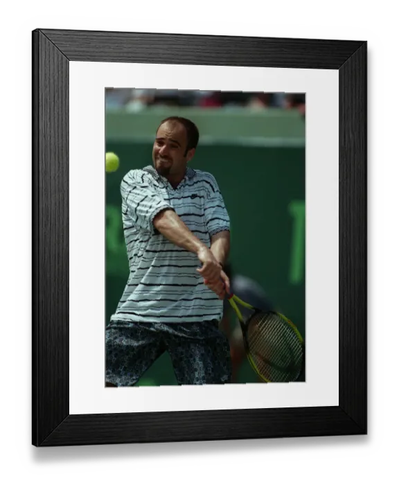 Framed Print : Andre Agassi Framed Print : Andre Agassi