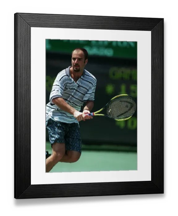 Framed Print : Andre Agassi Framed Print : Andre Agassi