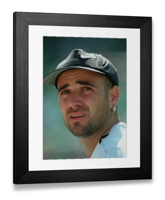 Framed Print : Andre Agassi Framed Print : Andre Agassi