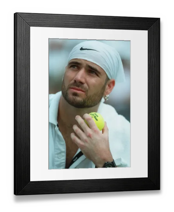 Framed Print : Andre Agassi Framed Print : Andre Agassi