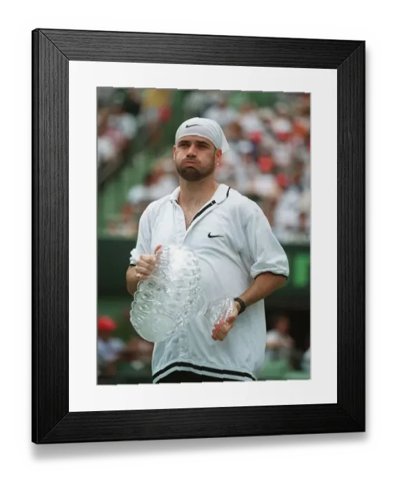 Framed Print : Andre Agassi Framed Print : Andre Agassi