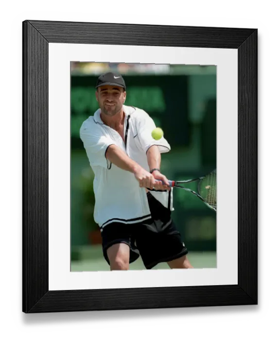 Framed Print : Andre Agassi Framed Print : Andre Agassi
