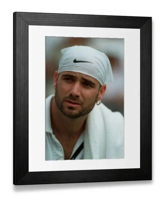 Framed Print : Andre Agassi Framed Print : Andre Agassi