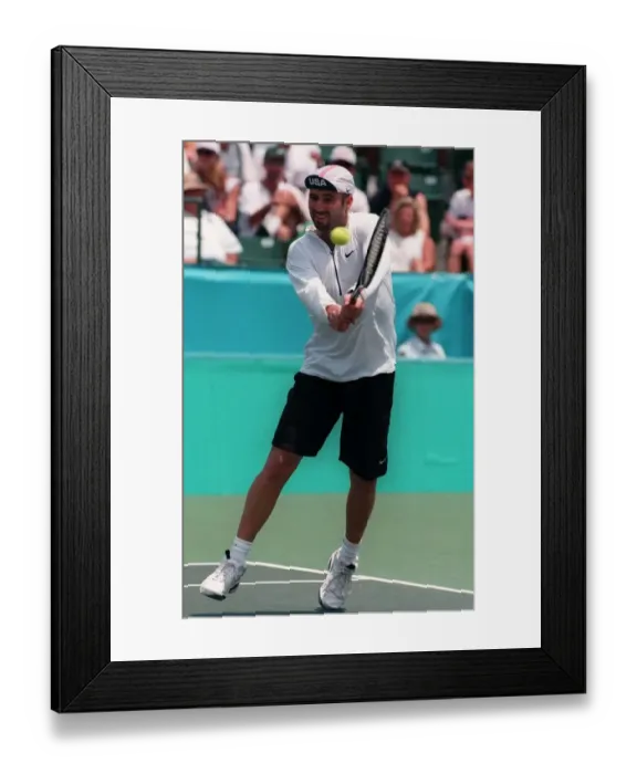 Framed Print : Andre Agassi Framed Print : Andre Agassi