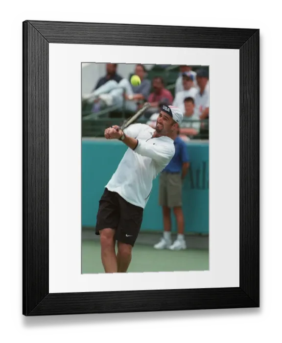 Framed Print : Andre Agassi Framed Print : Andre Agassi