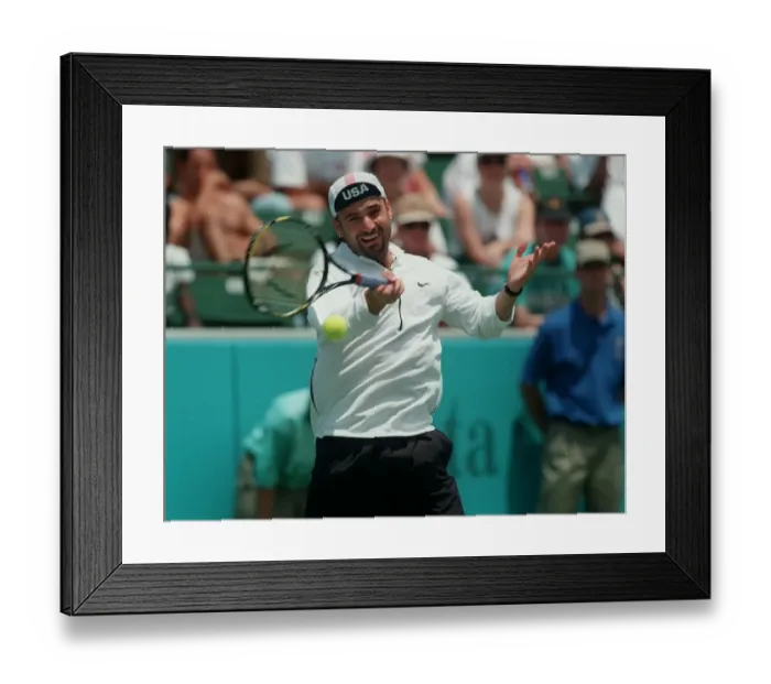 Framed Print : Andre Agassi Framed Print : Andre Agassi