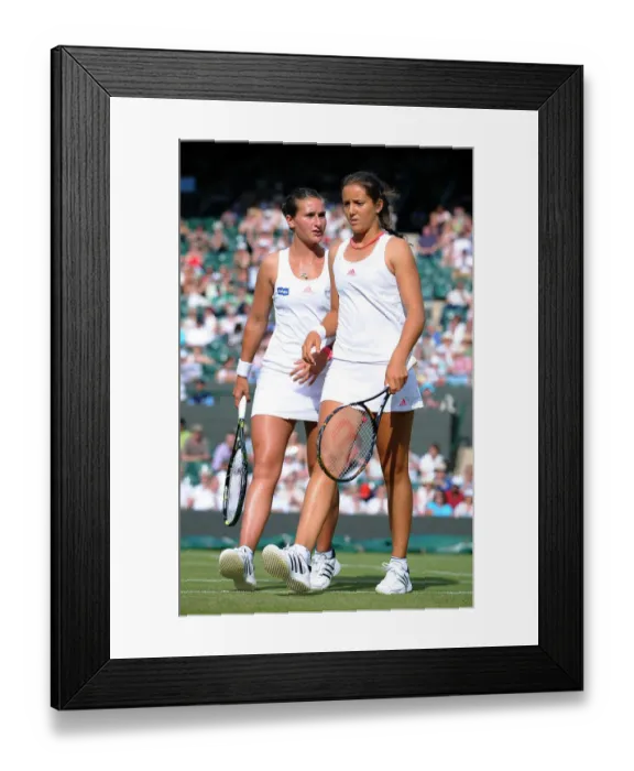 Framed Print : Laura Robson & Georgie Stoop Framed Print : Laura Robson & Georgie Stoop