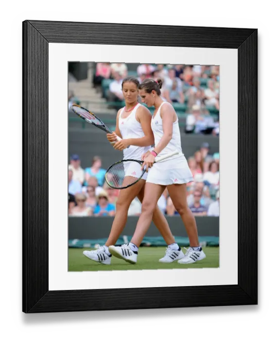 Framed Print : Laura Robson & Georgie Stoop Framed Print : Laura Robson & Georgie Stoop