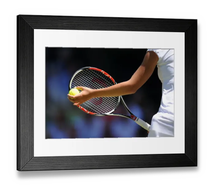 Framed Print : Tennis Racquet & Ball Framed Print : Tennis Racquet & Ball