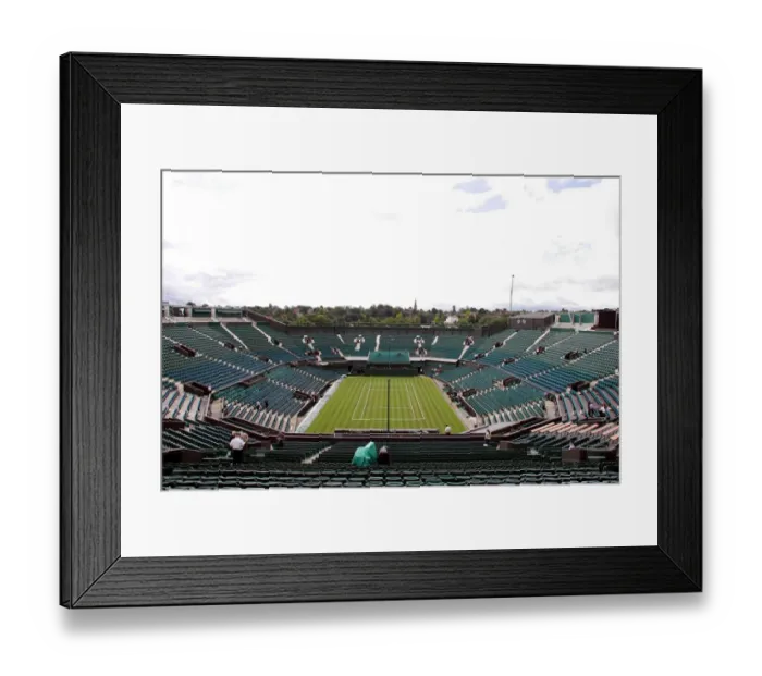 Framed Print : Centre Court Without Roof Framed Print : Centre Court Without Roof