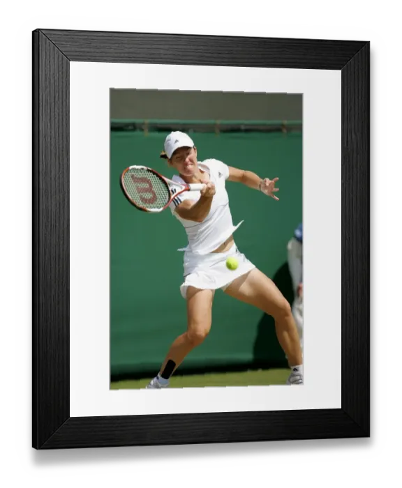 Framed Print : Justine Henin Framed Print : Justine Henin