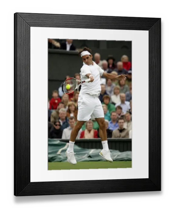 Framed Print : Roger Federer