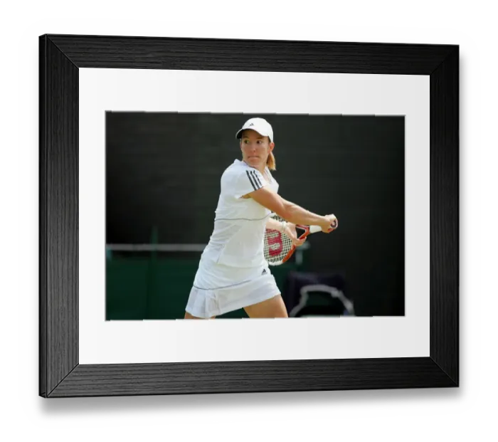 Framed Print : Justine Henin Framed Print : Justine Henin