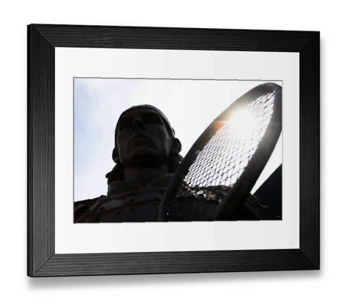 Framed Print : Rafael Nadal Statue Framed Print : Rafael Nadal Statue