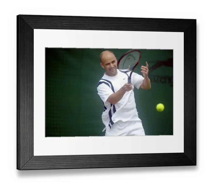Framed Print : Andre Agassi Framed Print : Andre Agassi