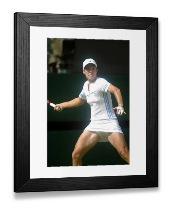 Framed Print : Justine Henin-Hardenne