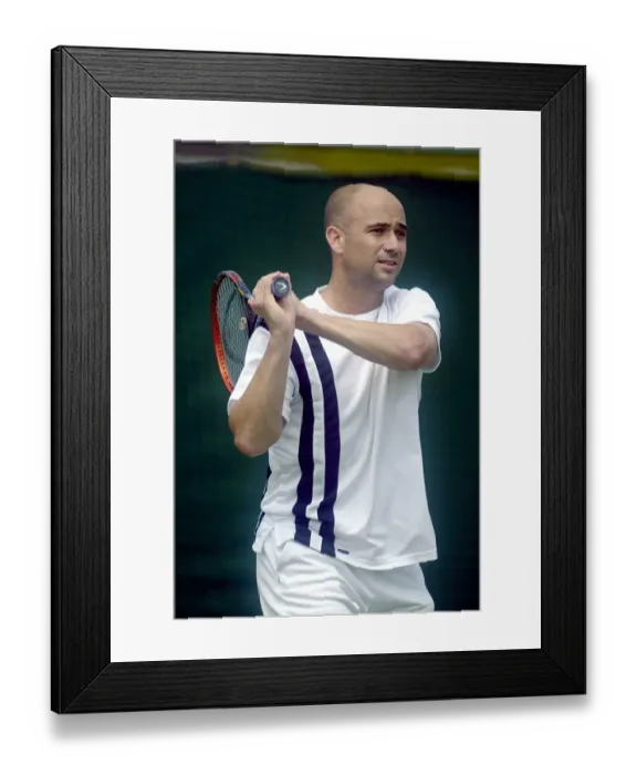Framed Print : Andre Agassi Framed Print : Andre Agassi
