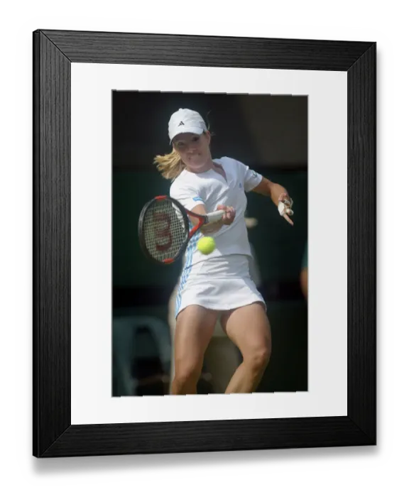 Framed Print : Justine Henin-Hardenne