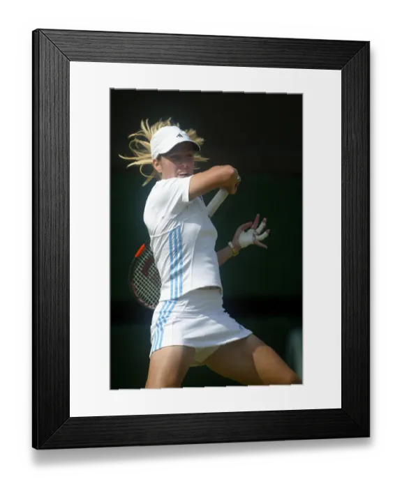Framed Print : Justine Henin-Hardenne Framed Print : Justine Henin-Hardenne