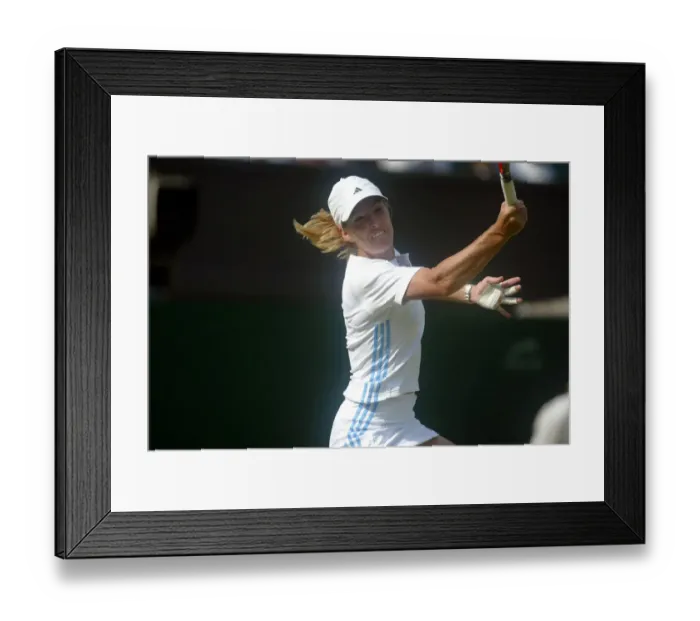 Framed Print : Justine Henin-Hardenne Framed Print : Justine Henin-Hardenne