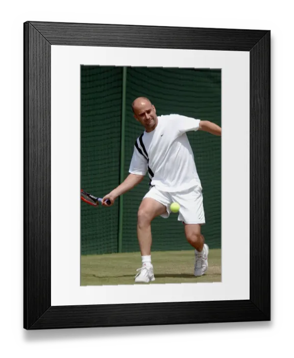 Framed Print : Andre Agassi Framed Print : Andre Agassi