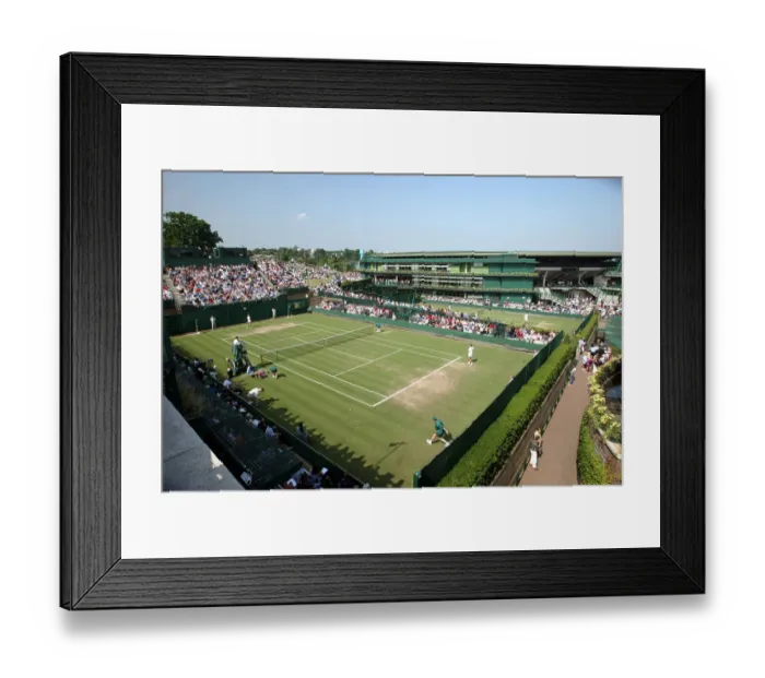 Framed Print : Court 18 & Court 1 Framed Print : Court 18 & Court 1