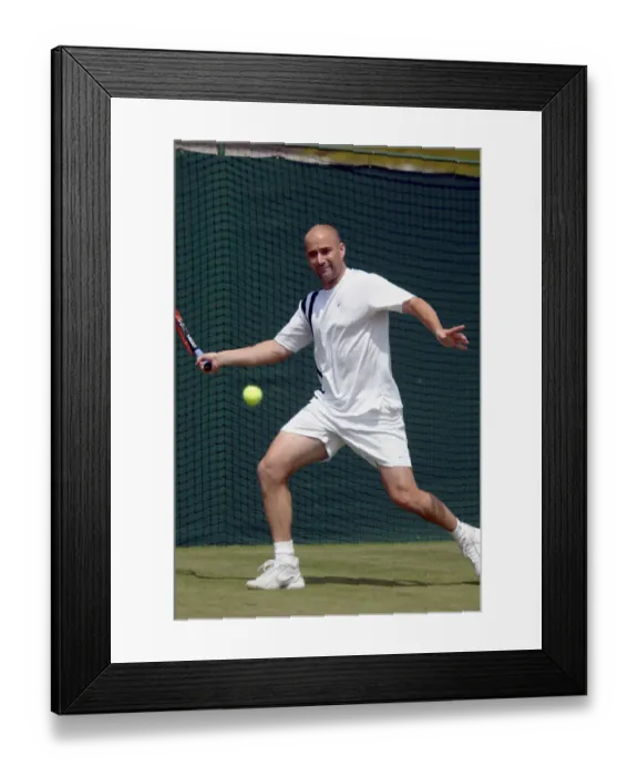 Framed Print : Andre Agassi Framed Print : Andre Agassi