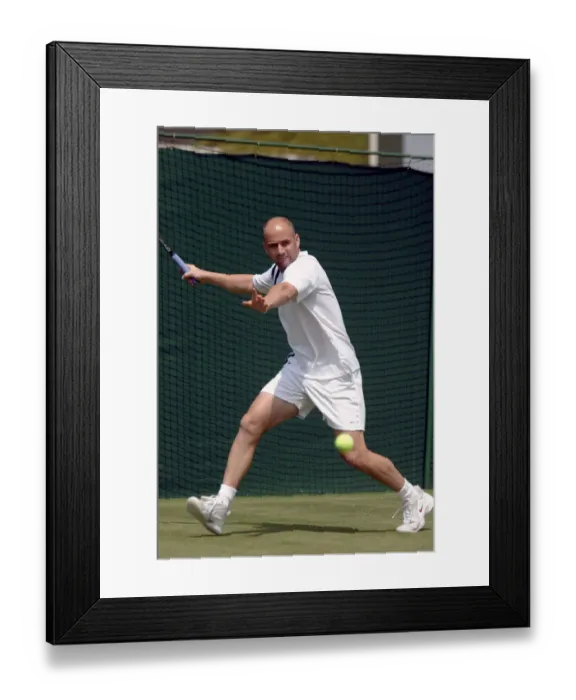 Framed Print : Andre Agassi Framed Print : Andre Agassi