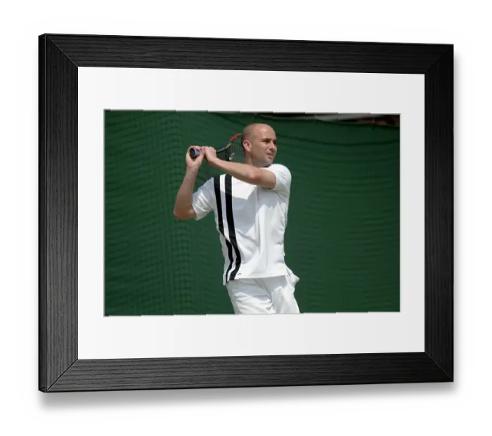 Framed Print : Andre Agassi Framed Print : Andre Agassi