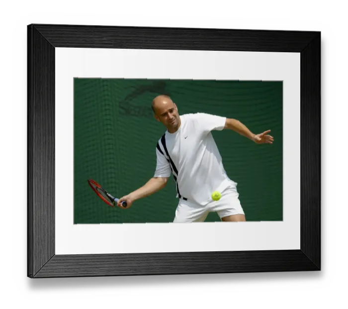Framed Print : Andre Agassi Framed Print : Andre Agassi