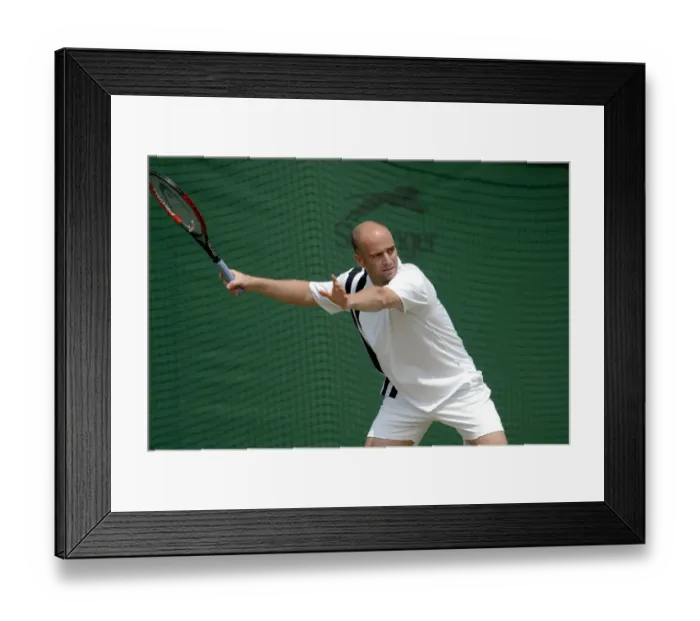 Framed Print : Andre Agassi Framed Print : Andre Agassi