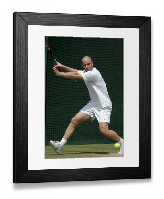 Framed Print : Andre Agassi Framed Print : Andre Agassi