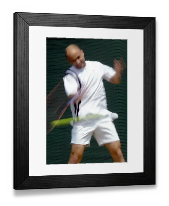 Framed Print : Andre Agassi Framed Print : Andre Agassi