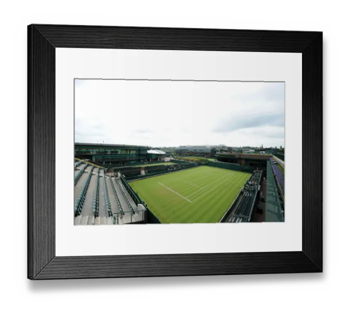 Framed Print : Wimbledon Tennis Club Court 18