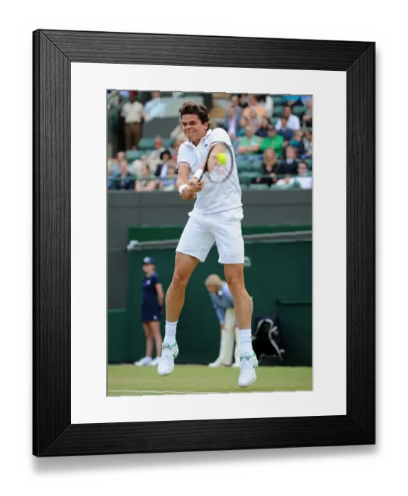 Framed Print : Milos Raonic Framed Print : Milos Raonic
