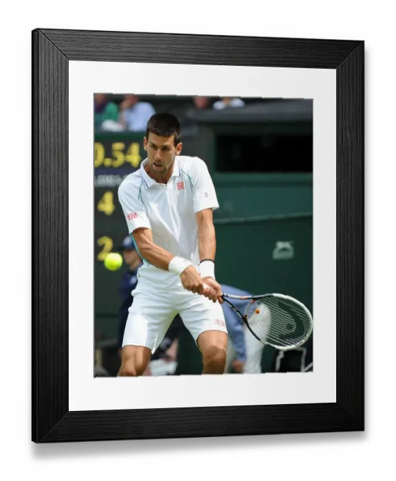 Framed Print : Novak Djokovic Framed Print : Novak Djokovic